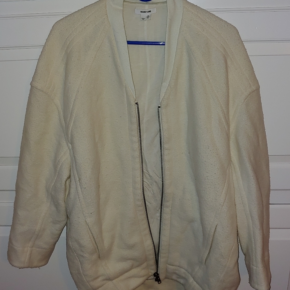 Helmet Lang loose bomber jacket